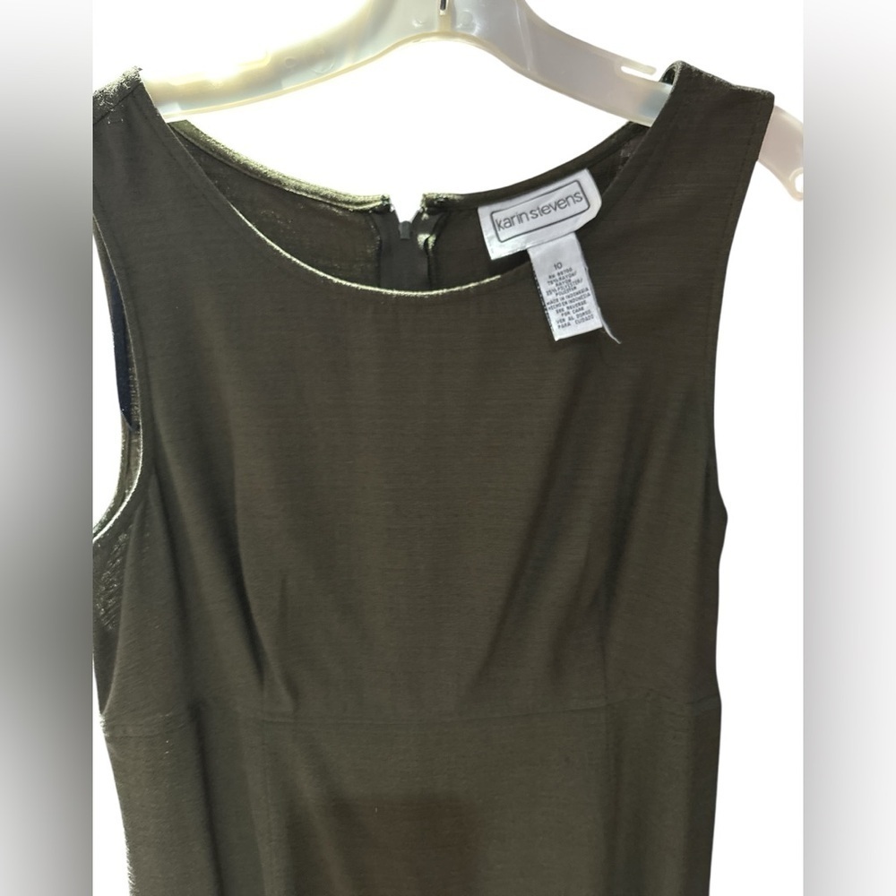 Karin Stevens Elegant Black Sleeveless Maxi Dress - Picture 5 of 5